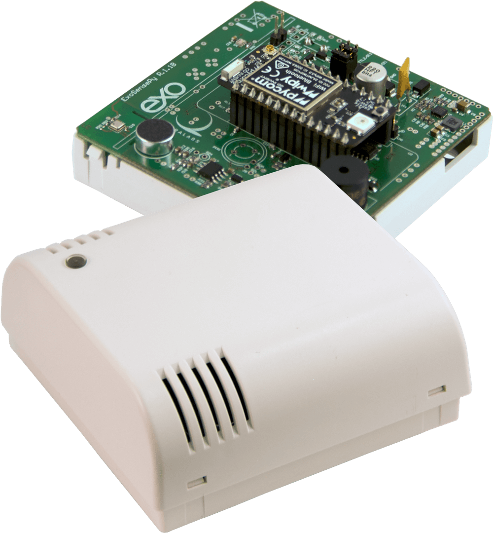 Exo Sense Environmental Sensor - Electronic Component (1024x1103), Png Download