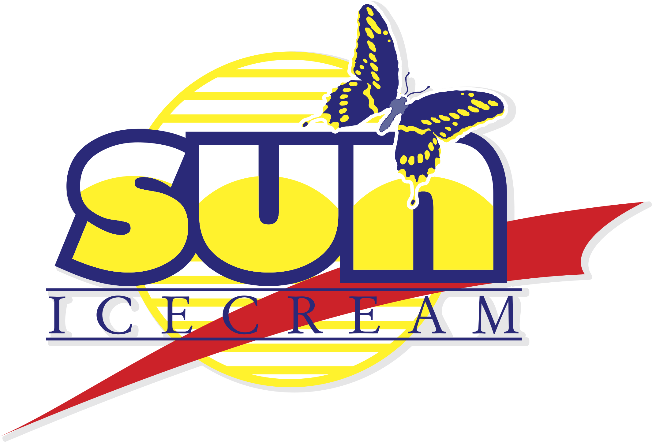 Sun Icecream Logo Png Transparent - Graphic Design (2400x2400), Png Download