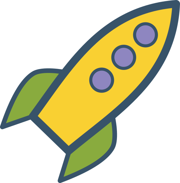 Small - Rocket Ship With Window (588x597), Png Download