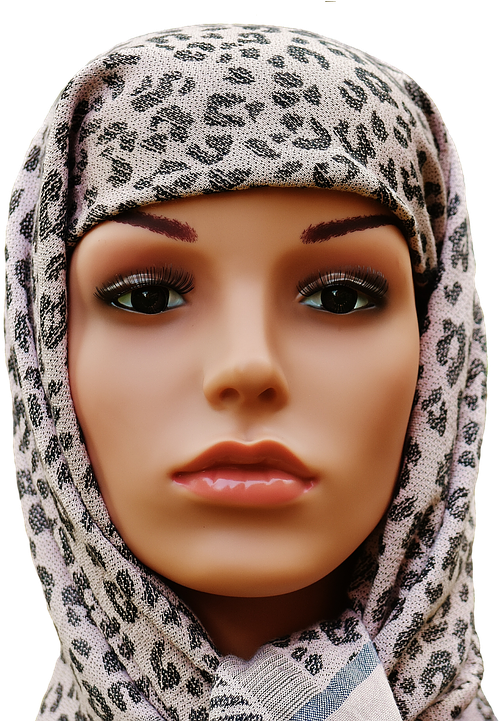 Png Face - Gadis Jilbab Crot Di Wajah (585x720), Png Download