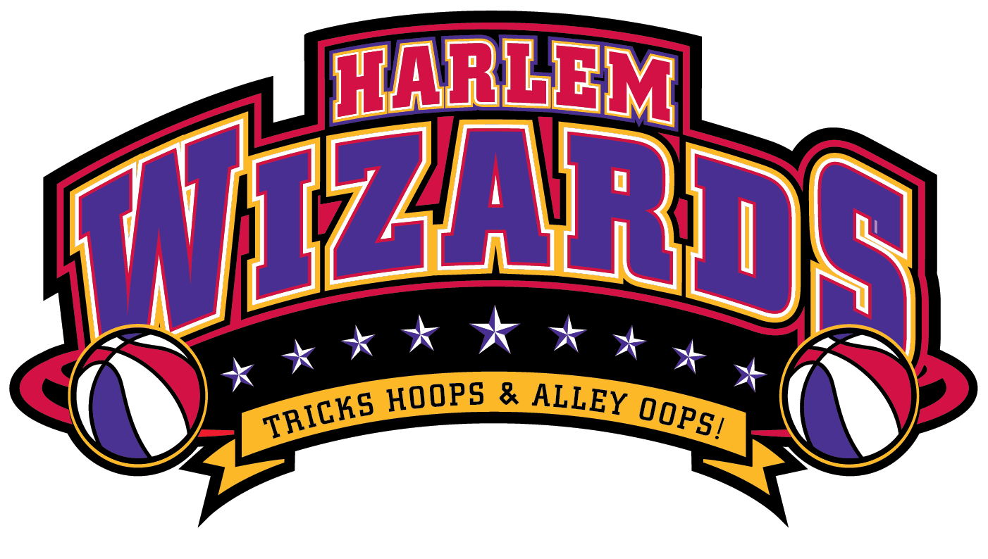 Wizards - Harlem Wizards Logo (1402x794), Png Download