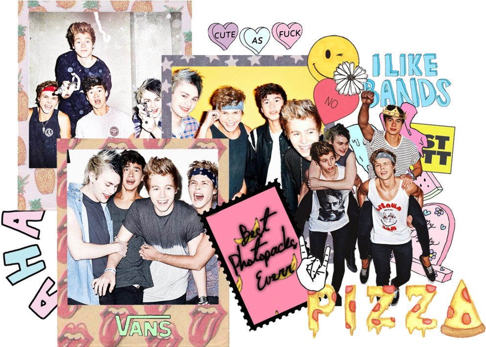 Feliz Cumpleaños De 5sos (1024x709), Png Download