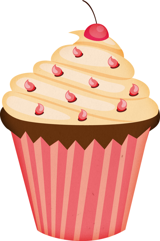 Cupcakes°• - ‿✿⁀ - Cupcake Illustration (678x1024), Png Download