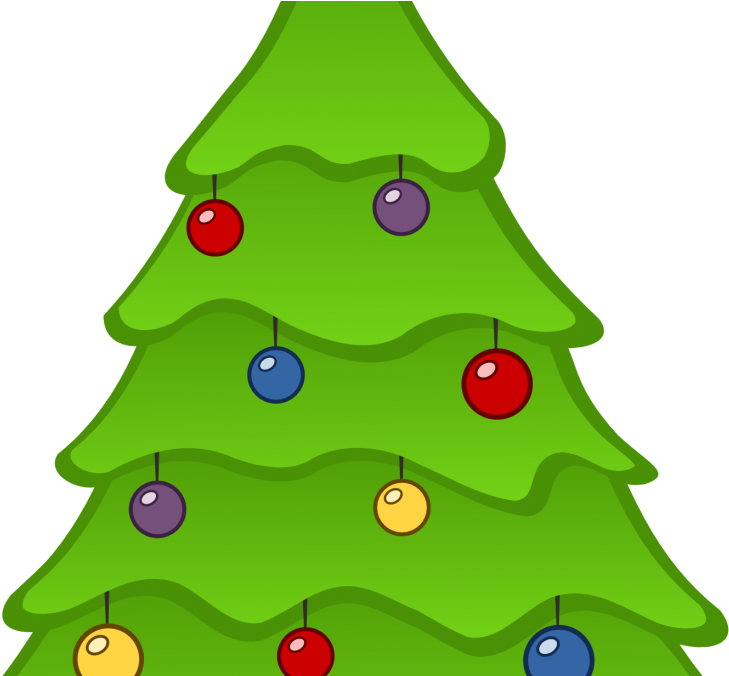Year 1 & Year 2 Christmas Party - Christmas Tree Drawing Santa Claus (1080x675), Png Download