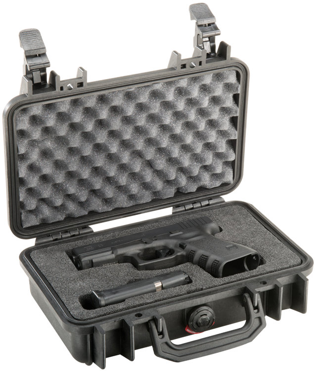 Pelican 1170 Pistol Gun Glock Hard Case (1000x750), Png Download