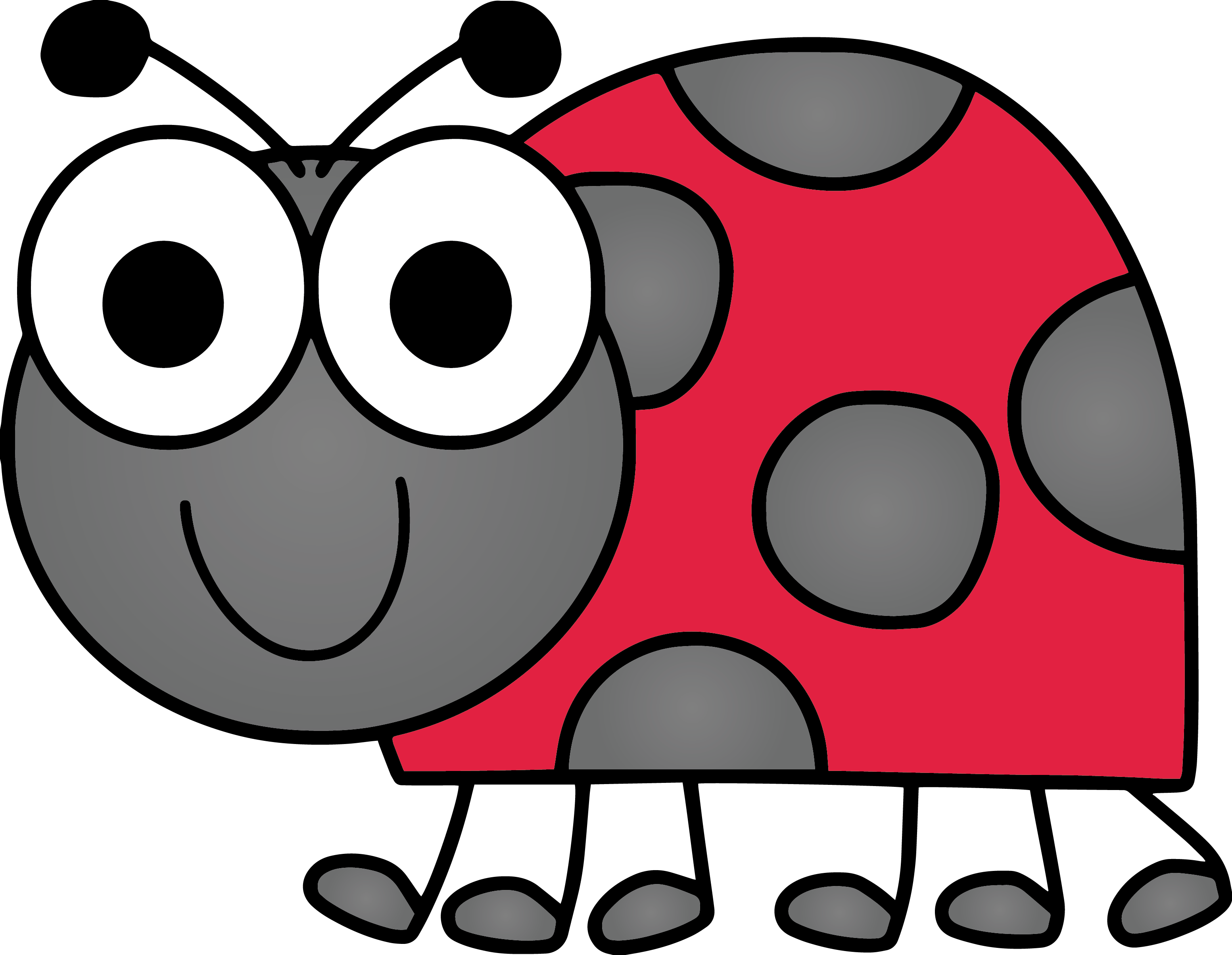 Ladybug Room Ages 18 To 36 Months (3106x2408), Png Download