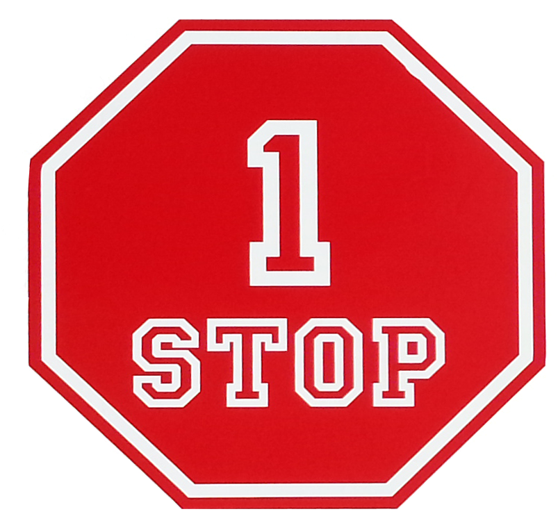 One Stop Auto Logo Png One Stop Auto Logo - Traffic Sign (844x792), Png Download