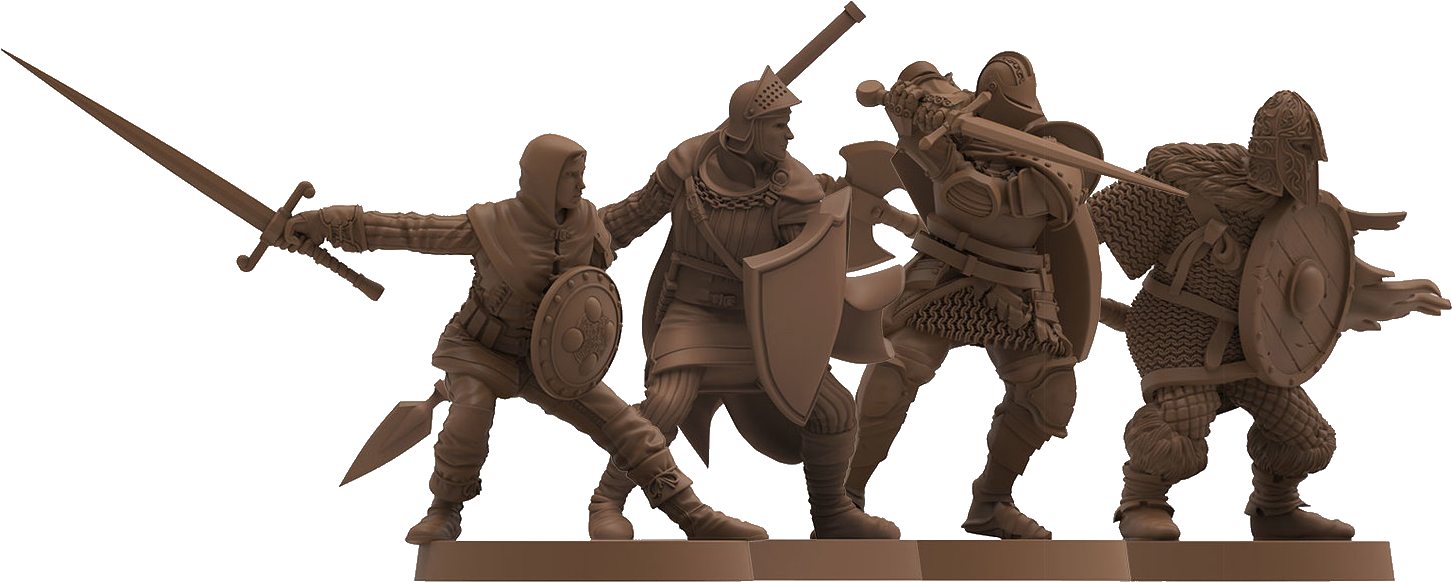 Dark Souls - Figurine Dark Soul The Board Game (1500x649), Png Download