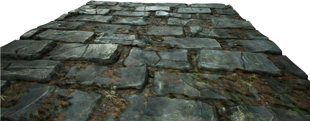 Render Dirt - Stone Wall (1077x463), Png Download