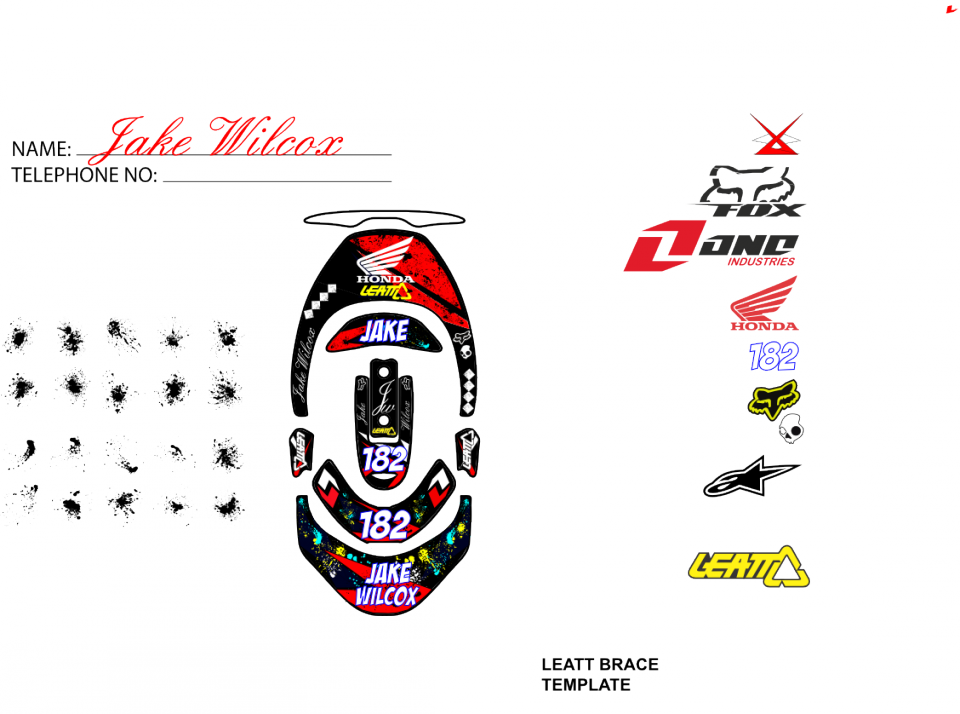 Splatter Png - Fox Racing (960x714), Png Download