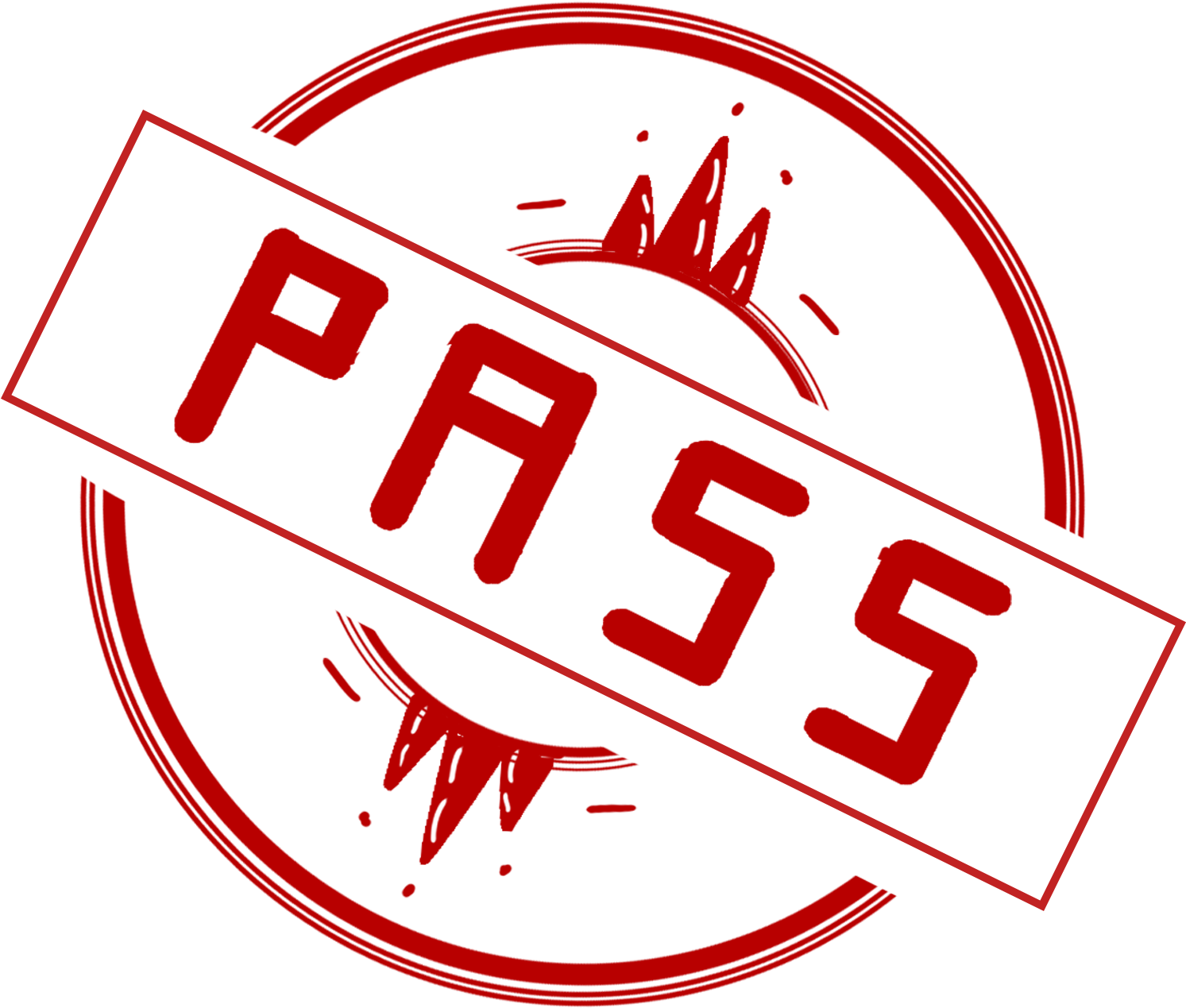 Pass Red Seal Border Png And Psd - Graphic Design (2000x2000), Png Download