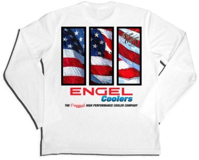 Engel Performance Flag Shirt - Digital Clock (1500x1500), Png Download