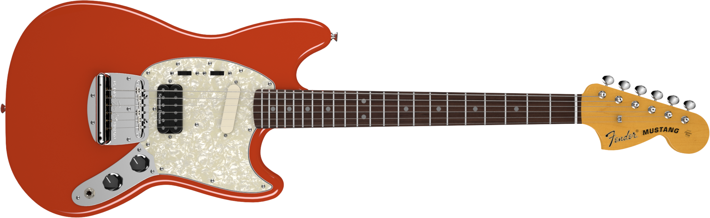 Kurt Cobain Mustang 174 Fender Mustang Kurt Cobain - Fender Showmaster Special Edition Fmt Hh (2400x737), Png Download