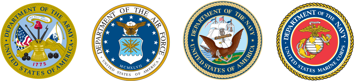 Spartannash Commemorates Veterans Day With 11 Percent - Armed Forces Logos Png (1200x330), Png Download