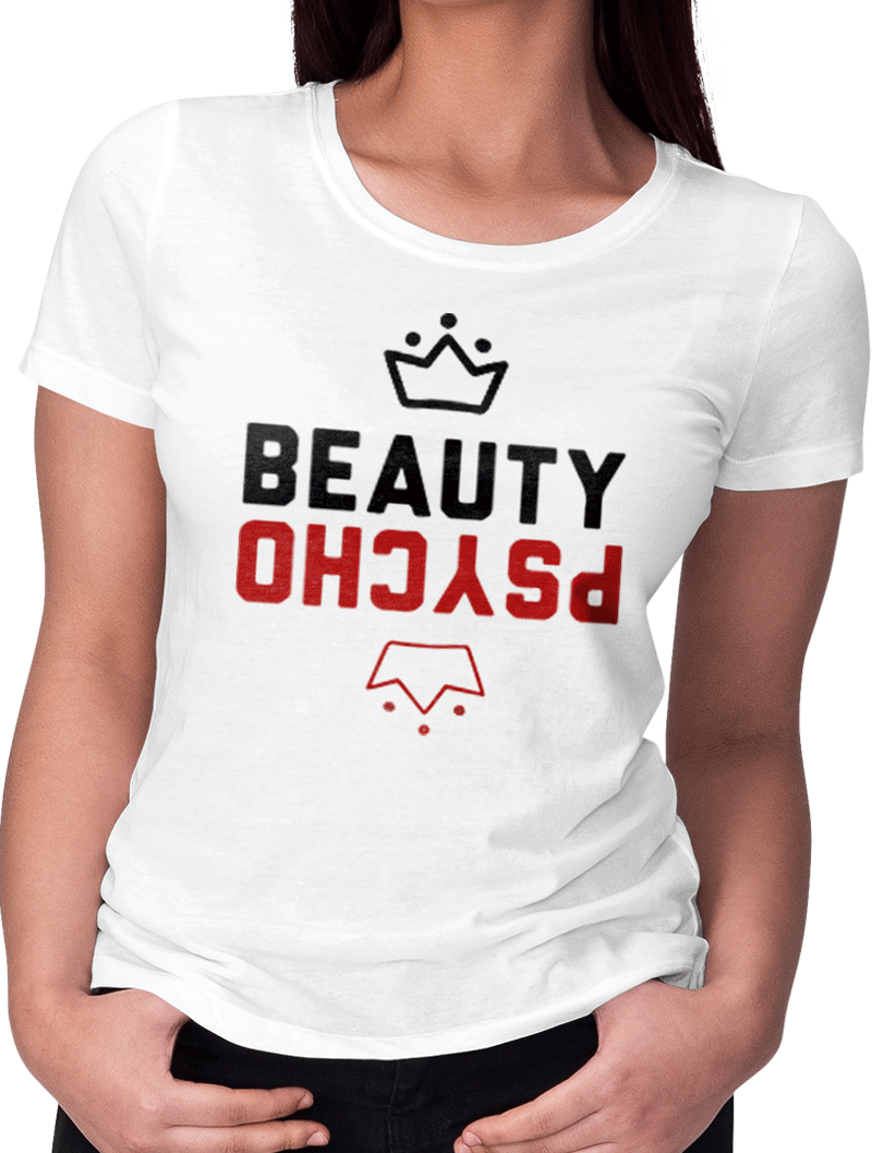Picture Of Beauty And Psycho T Shirt - Active Shirt (800x1057), Png Download
