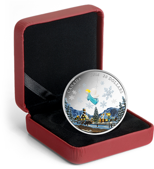 2016 $20 1 Oz Fine Silver Coin - Coin (570x570), Png Download
