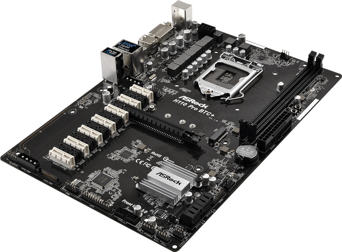 Motherboard Png Clipart - Motherboard For Mining Computer (1200x1000), Png Download