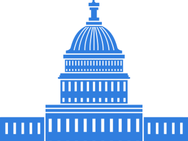 Drawn Bulding Capitol Building - Washington Dc Icon (640x480), Png Download