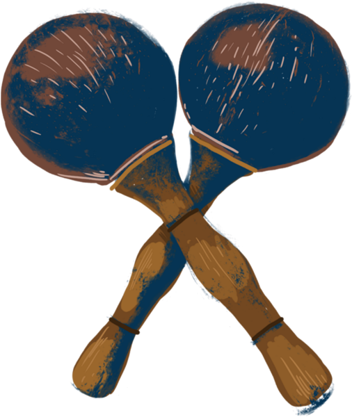 Maracas - Illustration (536x848), Png Download