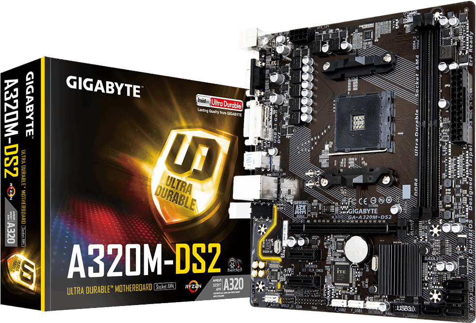 1 - 0) - Motherboard - Gigabyte Global - Gigabyte H110m M 2 (1000x685), Png Download