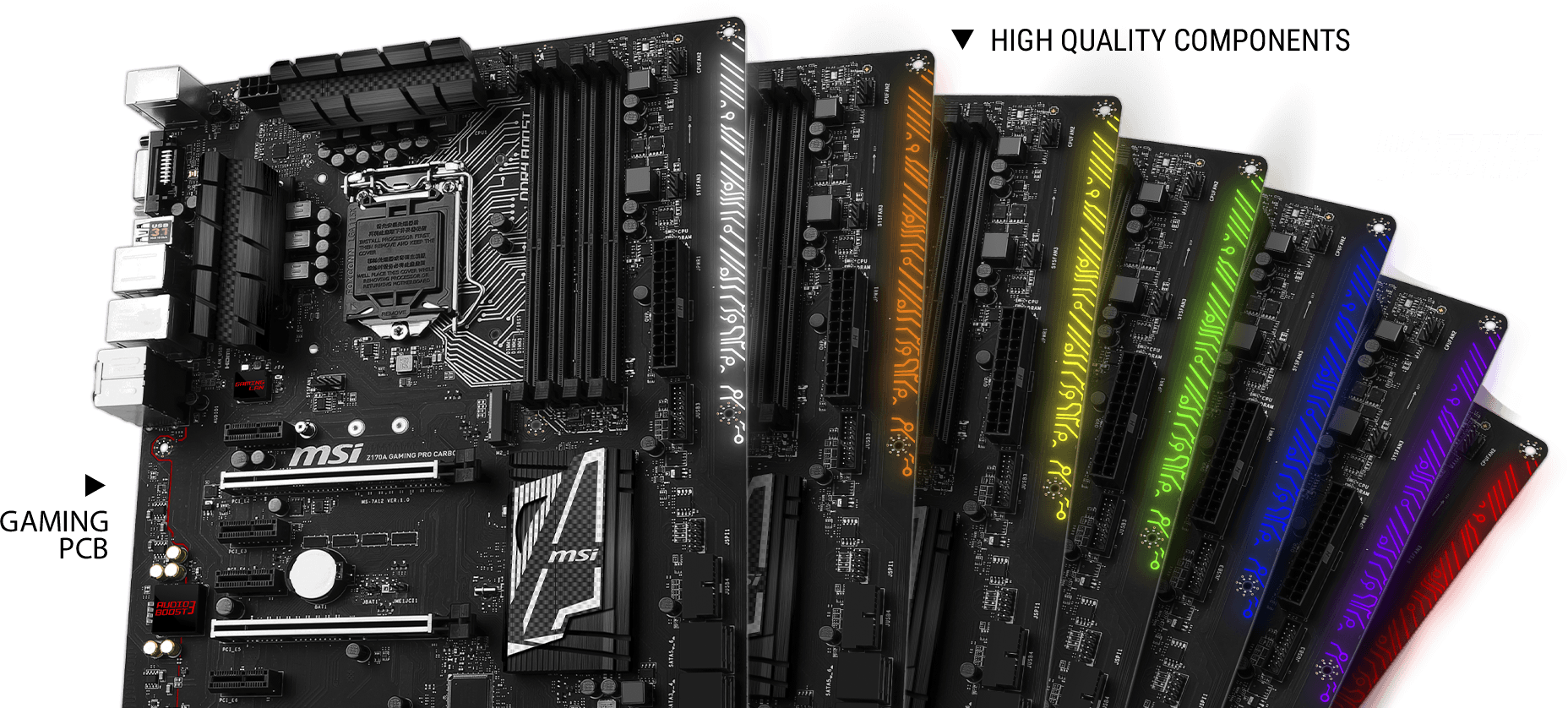 Msi Z170a Gaming Pro Carbon Z170 (1856x838), Png Download