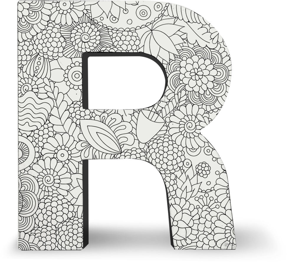 1200 X 1200 4 - Block Letters I Color Joy (1200x1200), Png Download