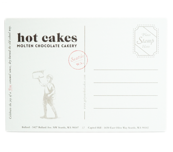 Postcard 10-pack Hot Cakes Molten Chocolate Cakery - Sketch Pad (600x600), Png Download
