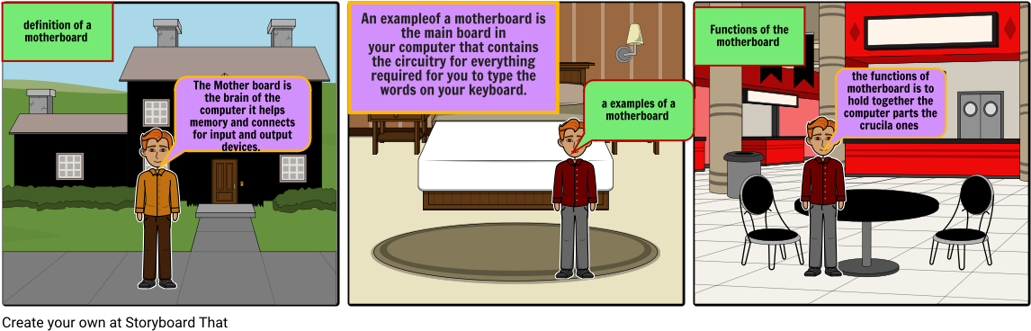 Motherboard - Cartoon (1164x385), Png Download