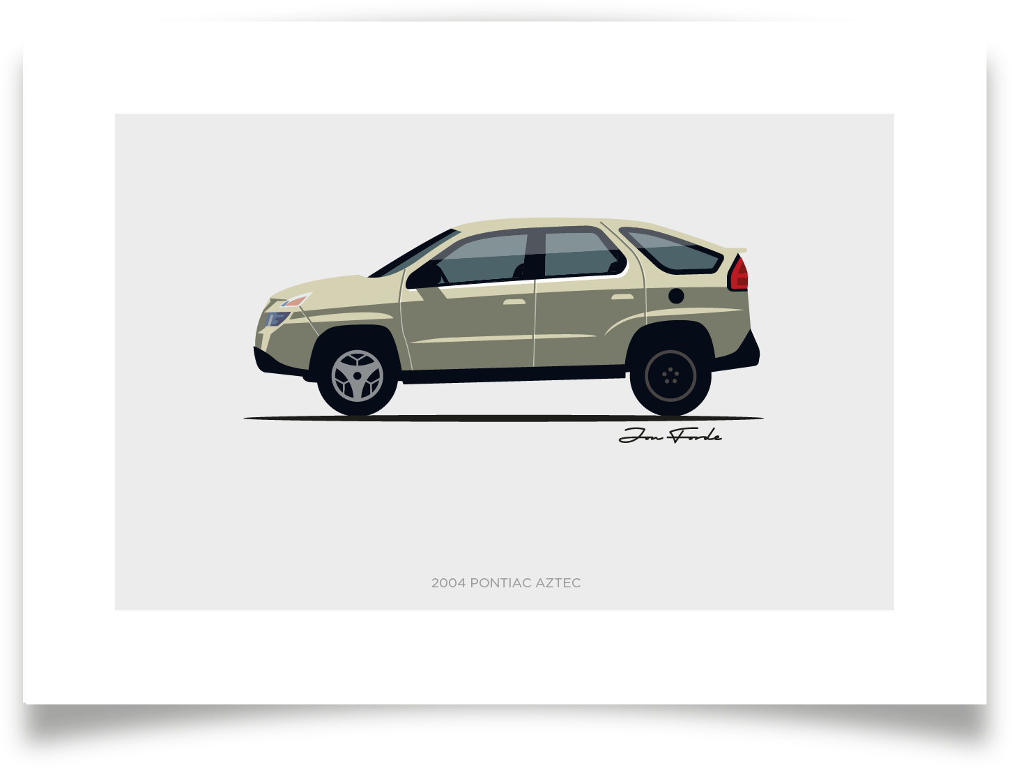 Breaking Bad A3 Art Print - Hatchback (1636x1635), Png Download