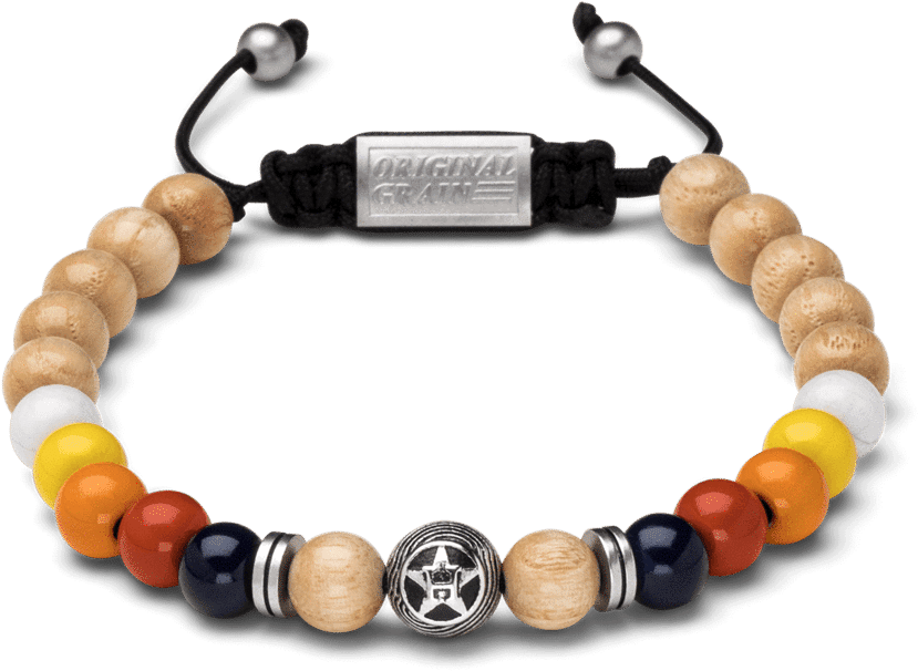 Houston Astros™ Round Macrame Bracelet 8mm - Bracelet (1024x1024), Png Download