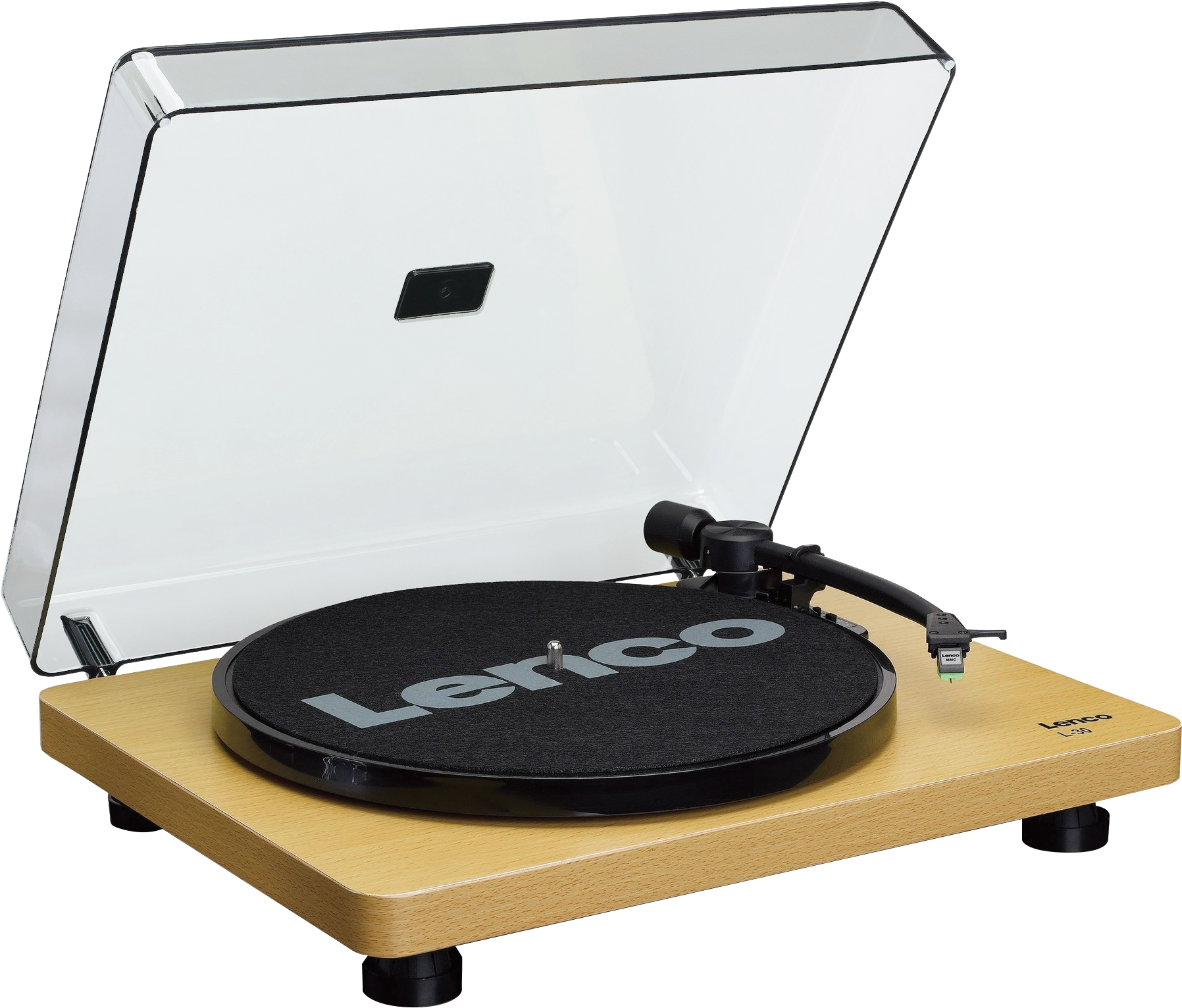 Lenco L 30 Turntable With Auto Stop & Pc Connection - Lenco L 30wd (1870x1617), Png Download