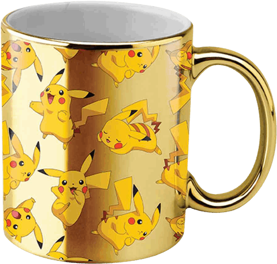Pikachu Collage Metallic Mug - Pokemon Mug (600x600), Png Download
