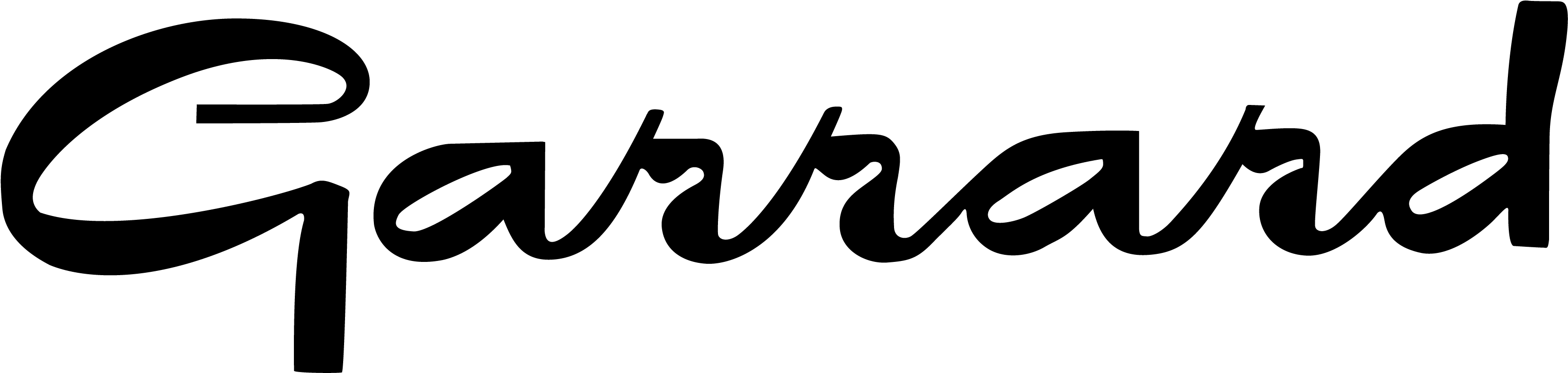 Garrard Logo Black Logo - Garrard 401 Logo (3509x987), Png Download