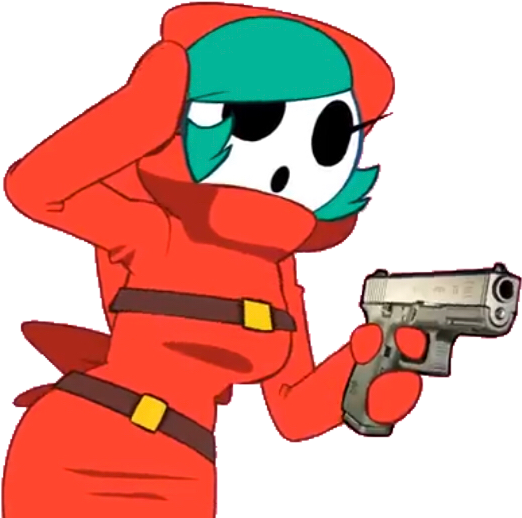 Fictional Character Cartoon Clip Art - Shy Guy Minus8 (686x615), Png Download