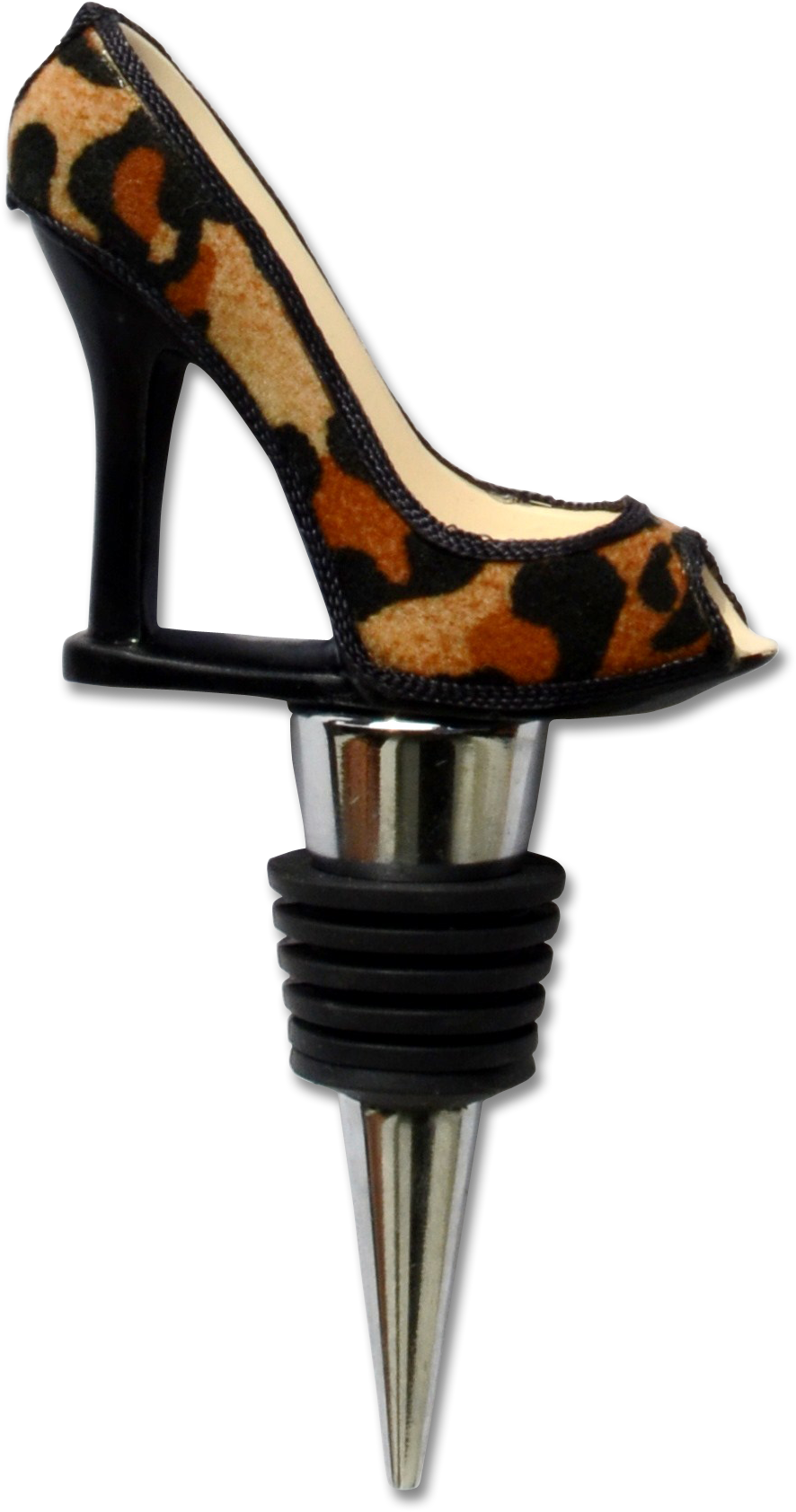 High Heel Wine Stopper - Basic Pump (926x1727), Png Download