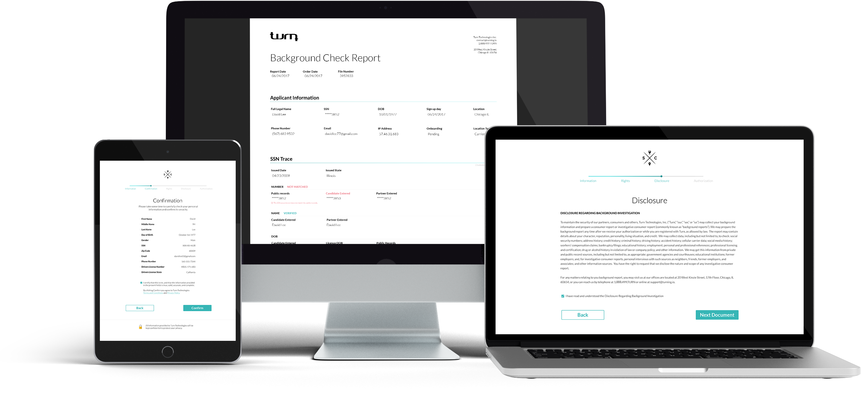 Our Deep Data Integrations And Proprietary Identity - Creative Website Mockup Design (2902x1430), Png Download