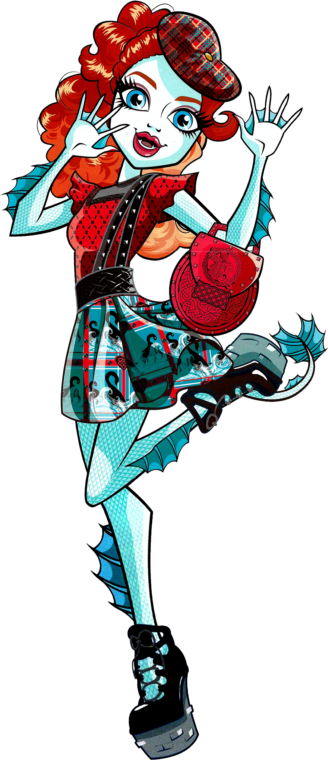 Monster Exchange Program - Monster High Filha Do Monstro Do Lago Ness (1117x2500), Png Download