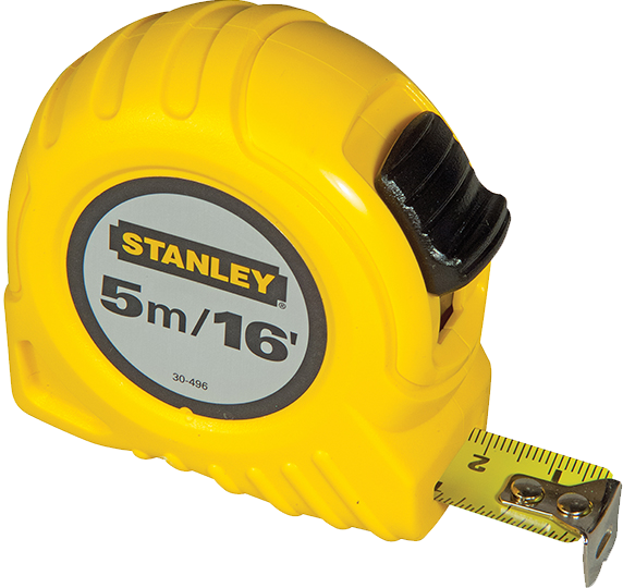 30 496 Stanley Measuring Tape (572x540), Png Download