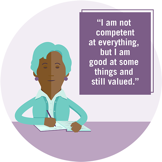 Eventually, Adeline And Her Therapist Develop A New - Cartoon (600x600), Png Download