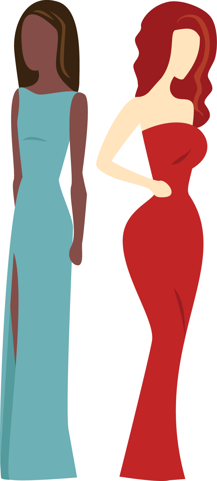 Post Hollywood Full Color - Illustration (742x1642), Png Download