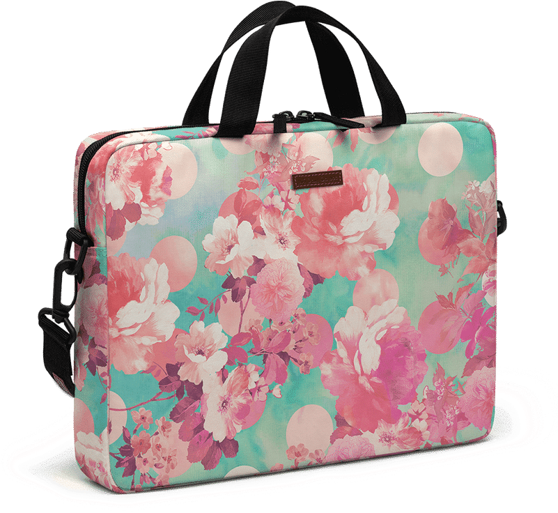 Dailyobjects Romantic Pink Retro Floral Pattern Teal - Patterns Floral (800x800), Png Download