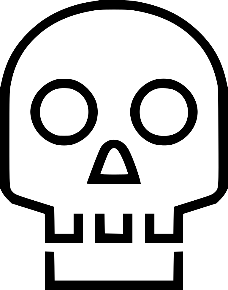 Skull Bones Comments (768x980), Png Download