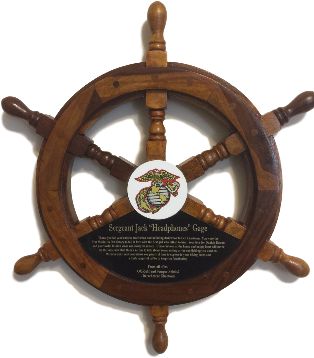 18 Inch Ship's Wheel Sw10118 - Antique (1104x1280), Png Download