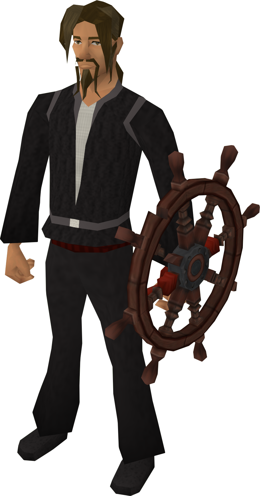 Ship's Wheel Shield - Cartoon (912x1739), Png Download