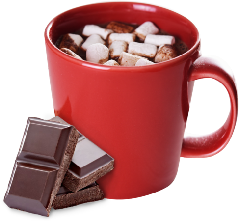 Want Some Christmas Treats - Transparent Hot Chocolate Png (800x534), Png Download