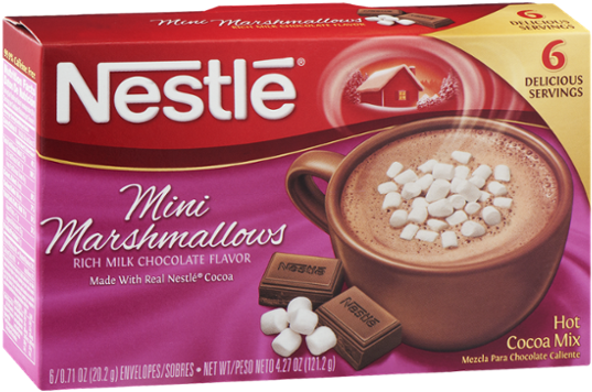Nestle Mini Marshmallows Rich Milk Chocolate Mix (600x600), Png Download