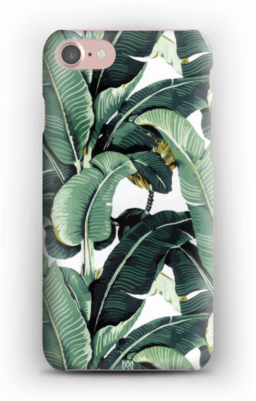 Tropical Bev Hills Banana Leaf Phone Case - Banana Leaves Iphone X (511x800), Png Download