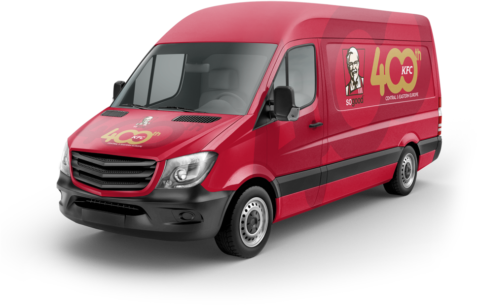 Kfc Van (1000x757), Png Download
