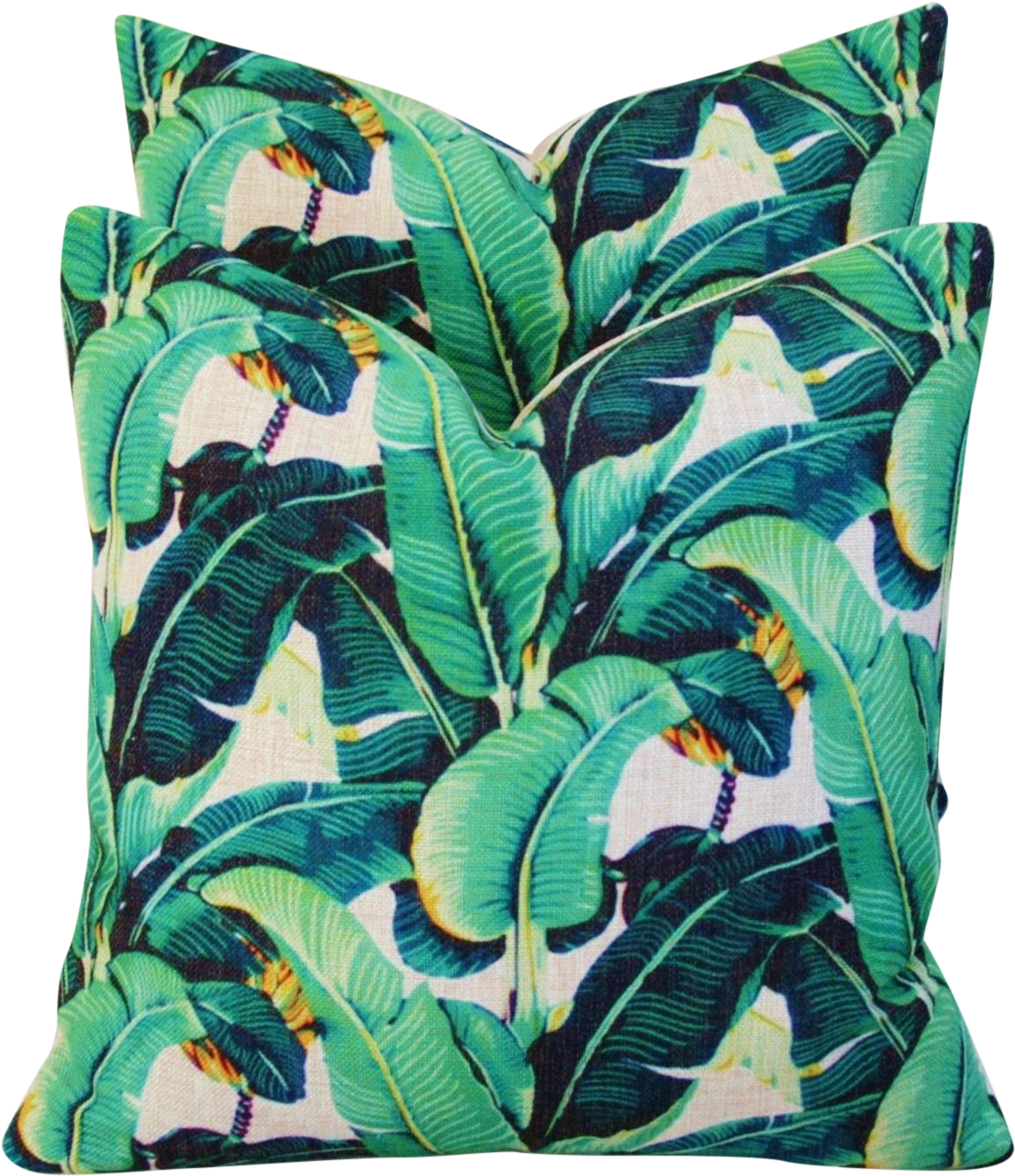 Dorothy Draper-style Banana Leaf Pillows - Banana Leaves Iphone X (1227x1441), Png Download