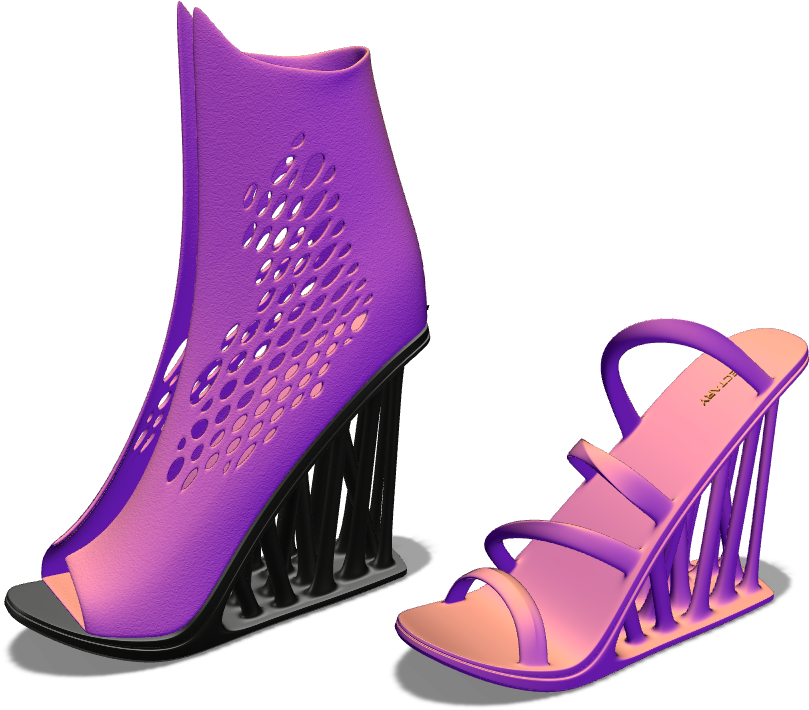 Vectary High Heels - Basic Pump (1024x768), Png Download